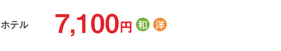 11,300円（夕食に和食または洋食を選択できます）